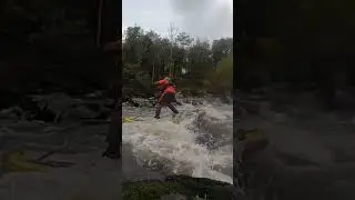 White water Sup on the Wye
