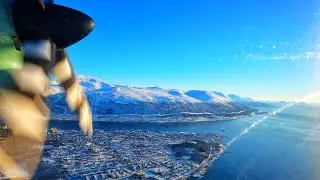 Wider&oslash;e Bombardier Dash 8 Q300 Take-off | WF875 Troms&oslash; (TOS) &ndash; Evenes (EVE)