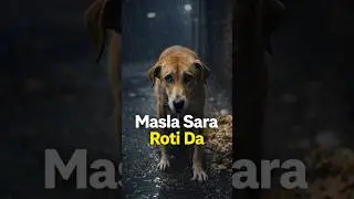 Masla Sara Roti Da 💔 | Bhook Bol Nahi Sakti | Emotional Animal Short #kahaniwithtoon