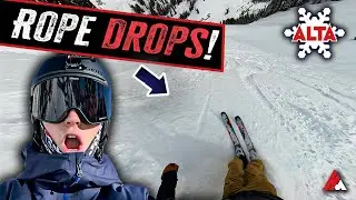 POWDER at ALTA! Skiing High Traverse & Supreme Bowl