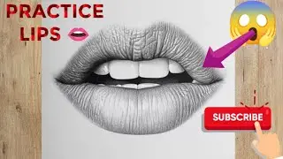 Practice lips 👄 with hyper Realistic 😱❤️
