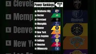 NBA Power Rankings #nba #nbabasketball #nbateams #fyp #viral #nbashorts #nbarankings