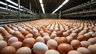 Inside the Mega Egg Factory: Over a Million Eggs Daily!