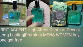 BRIT ACCENT High Street|Depth of Ocean| Long-Lasting| Unisex| Eau de Parfum - 50 ml (For Men& Women
