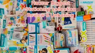 Hauser stationery collection- oil pastel, wax cryons, eraser,geometry,xo pens, lead pencil, art kit