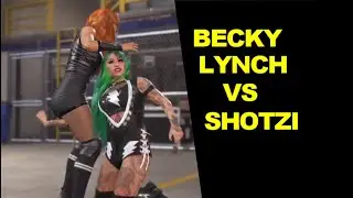 WWE 2K22 Becky Lynch vs Shotzi - Backstage Brawl