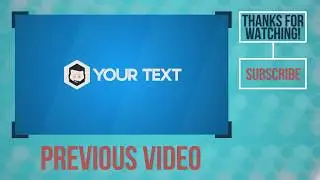 OUTRO TEMPLATE / Outgoing Template | COPYRIGHT | Editable | FREE | DOWNLOAD FOR FREE