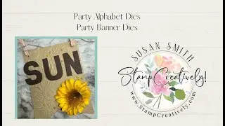 Party Alphabet Dies & Party Banner Dies Bundle