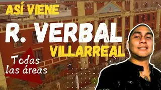 🔴 Solucionario EXAMEN DE ADMISIÓN VILLARREAL 👏 RAZONAMIENTO VERBAL 2023 2024 Todas las áreas