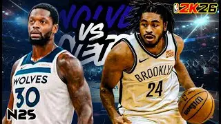 Minnesota Timberwolves vs Brooklyn Nets - Full Game - November 3, 2025 | NBA 2K26