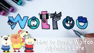 Wolf Family NEW | How to Draw Wolfoo Alphabet Lore