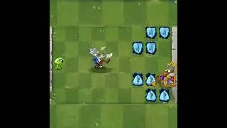 PvZ 2 Primal Peashooter vs Zcorp Chair Racer Zombie #shorts