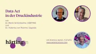 h&auml;rtingfm Podcast Folge 74: Der Data Act als Wendepunkt f&uuml;r die Druckindustrie