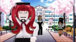 Normal girl at anime school! (roblox mini story)