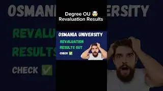 Degree Revaluation Results Out 🤯 | Revaluation Results 2024 | Shorts