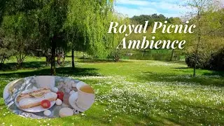 Dreamy Park Day Ambience / French Tea / Imagine / Birds Chirping / Relaxing Cheerful Music + Sounds