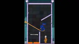 Huggy Wuggy and Voodoo Doll - Huggy Time Pull Pin Puzzle Mobile Gameplay Part