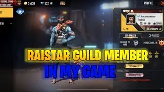 Raistar Guild Memeber In My Game 😍 | raistar in my game | awara guild member in my game😍