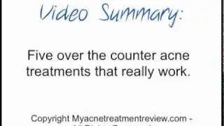 Best Over The Counter Acne Treatment