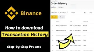 Найти и заказать историю транзакций Binance | Скачать историю заказов на транзакции Binance в фор...