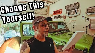 Как заменить воздушный фильтр на Jeep Wrangler