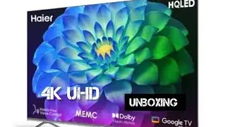 Unboxing Haier 43 inch 4k Smart Tv | Voice Controlled | Dolby Sound System | Joker Tech Content