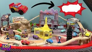 Lightning McQueen&rsquo;s New Paint Job &ndash; Radiator Springs Disney Pixar Cars Wooden Toys Race Track Table