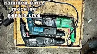 Hammer drill grinder machine repair joint now live streem