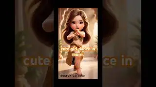 Morni Baga Ma Bole 🦚 | Cute 3D Animation Dance | AI Cartoon Dance #shortsfeed #trending #ai