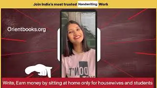 Orient Books Publishers Reviews | Handwriting Work from home jobs