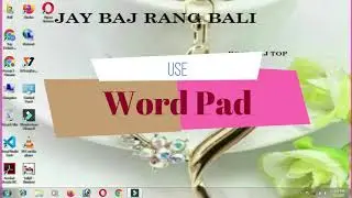 Basic Word Pad Each Option Use || Cut ,Copy And Paste ,Font Size ,Color
