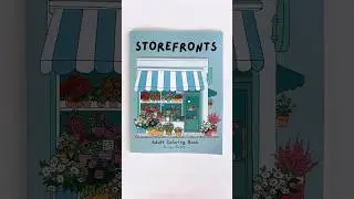 Storefronts Coloring Book #asmr #coloring #coloringpages #coloringbook #stressrelief #storefronts