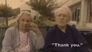Mema and Poppy with 71 years of marriage advice