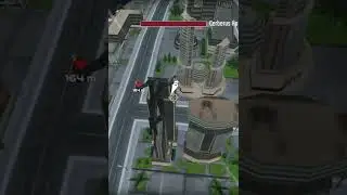 SPIDERMAN ROPE HERO CITY BATTLE ब्लैक स्पाइडरमैन अपने गर्लफ्रेंड को बचने जा रहा है भाई#shorts