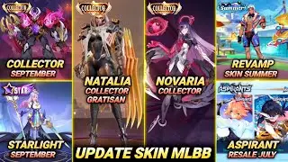 EVENT COLLECTOR NATALIA GRATIS !! PILIHAN SKIN CC SEPTEMBER, CC NOVARIA, ASPIRANT JULY, DLL MLBB