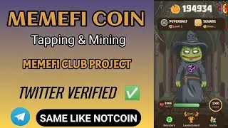 MemeFi Coin Free Earn 🐸 | MemeFi Telegram Tapping & Mining | MemeFi Club | MemeFi Verified Project