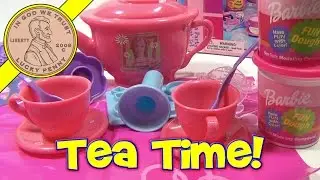 Barbie Tea Party Fun Dough Set #6251, 2003 Rose Art (Part 1 - Unboxing)