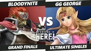 Ultimate Sub Tournament - GG George (Zelda) Vs. Bloodynite (Ganondorf) - Everyone is Here 6 SSBU GF