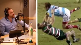 Wayne Barnes recalls the time he sent off Andy Goode after he bribed him with cake