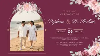 Big Day | Wedding Ceremony of Stephen & Dr. Shebah | 26.01.2026 | 04.30PM - Balmatta, Mangalore