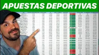 CREAR un EXCEL para APUESTAS DEPORTIVAS ✅ Plantilla GRATIS