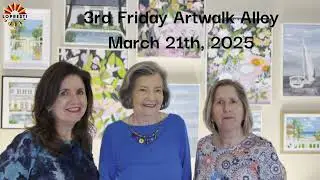 Three Ways From Sunday Art Show at LoPresti Art Gallery March 21th 2025 all Three!