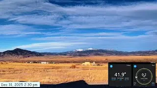 Weathercam timelapse December 31, 2025