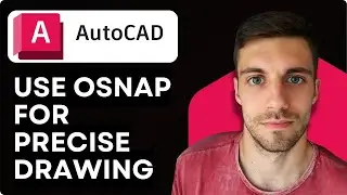 Как использовать OSNAP для точного черчения в AutoCAD 2026 (КРАТКОЕ РУКОВОДСТВО)