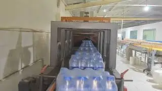 Rotary pure water bottle filling machine filling production complete line