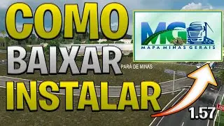 Atualiza&ccedil;&atilde;o Como Baixar Instalar O Mapa MINAS GERAIS ETS2 1.55