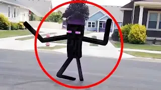 5 TIMES ENDERMAN CAUGHT ON CAMERA & SPOTTED IN REAL LIFE!