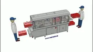 HEIM &ndash; EDT GmbH:Crate Washing Machine T (150 crates/h)