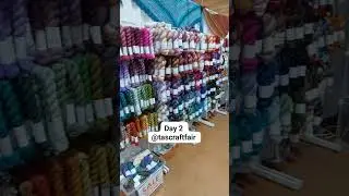 Sally ridgway designs hand dyed yarn display 2025 #handdyedyarn #knittingyarn #indiedyedyarn