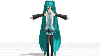 Miku Hatsune Animation Tests